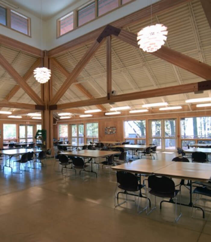 Camp Geneva dining room